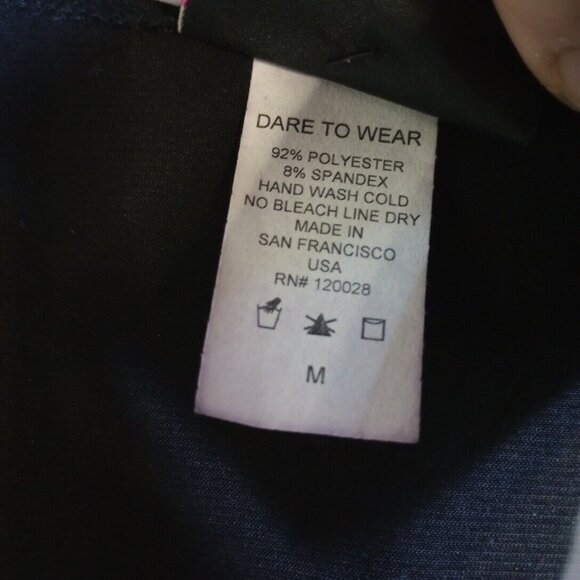 Dare To Wear Purple/Black Lace Up Bell Lace Sleeve Gothic Top Women's Size M NEW - Picture 10 of 15